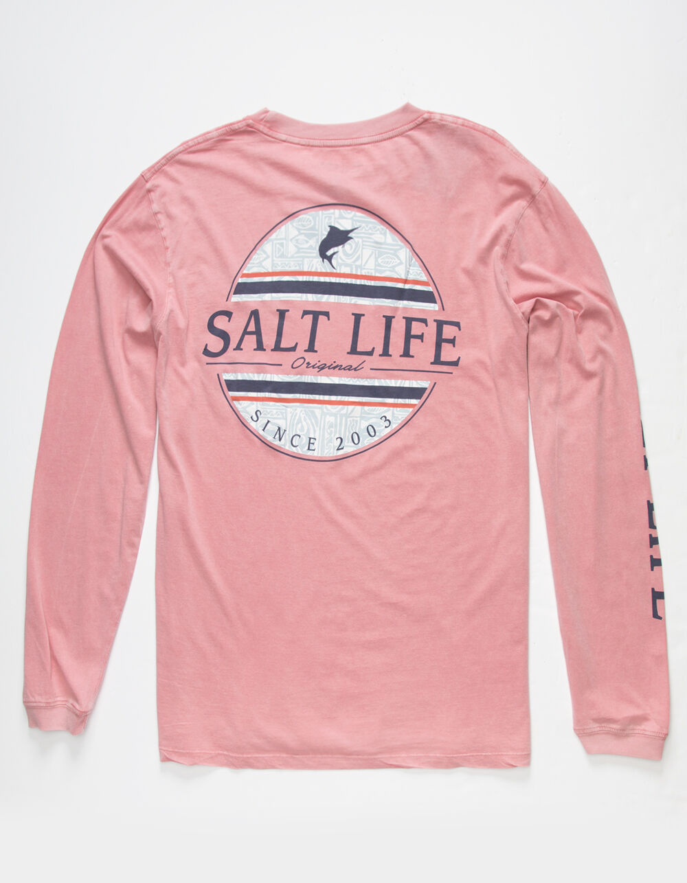 SALT LIFE Fish Trippin Mens Tee - MAUVE | Tillys