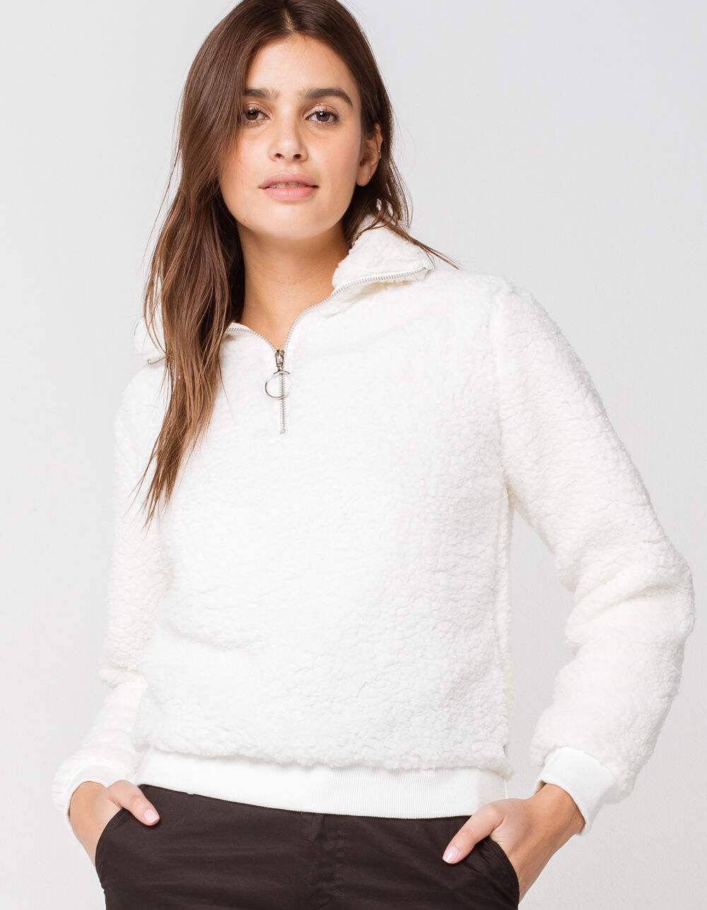 LIRA Cozy Up Womens Sweatshirt - IVORY | Tillys