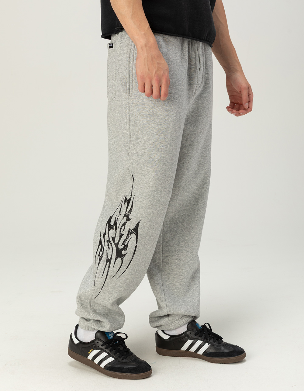 RSQ Mens Baggy Sweatpants - HEATHER GRAY