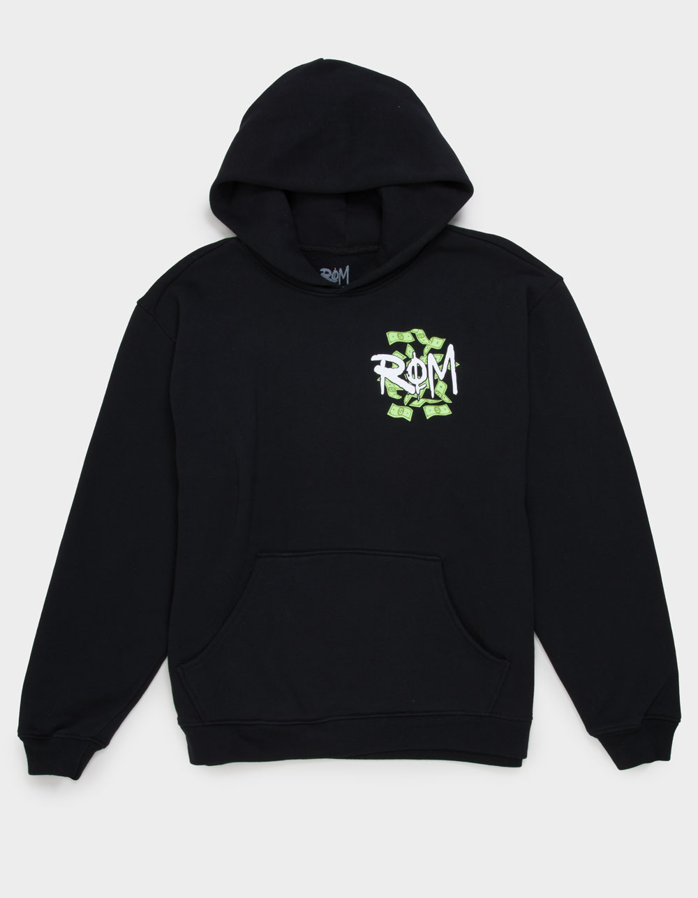 ROM Stacks Mens Hoodie - BLACK