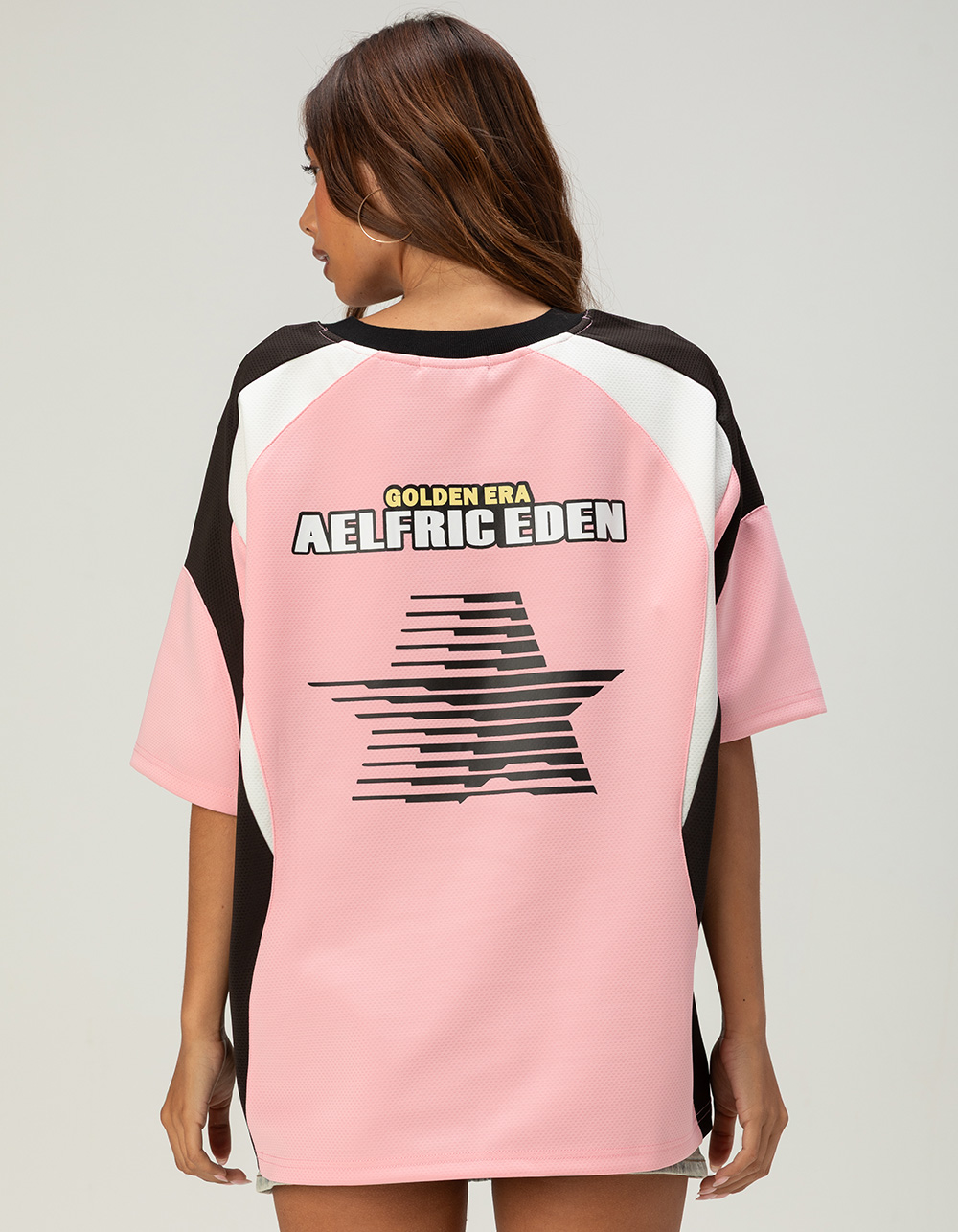 AELFRIC EDEN Color Blocking Womens Jersey - PINK