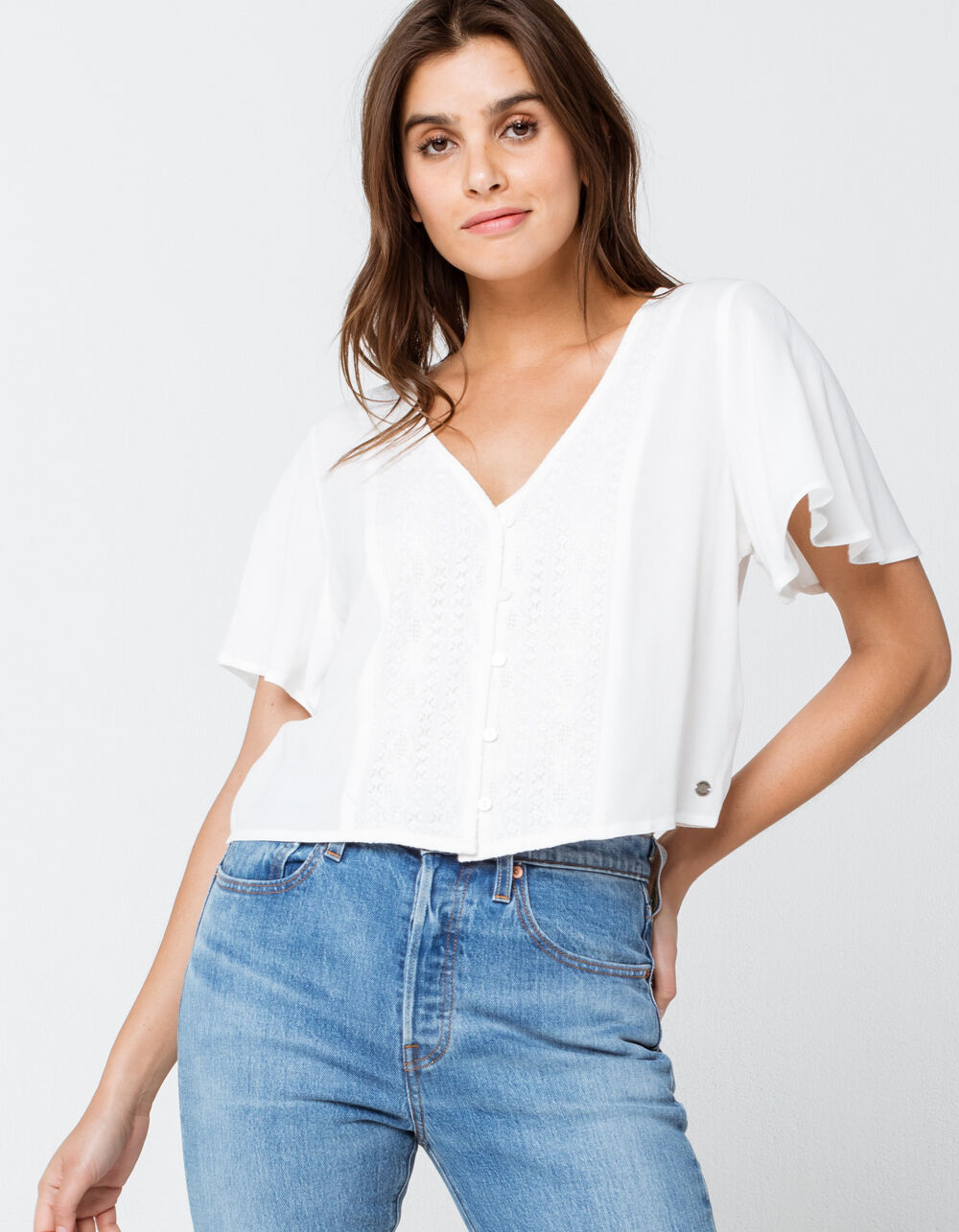 ROXY Hanging Moon Womens Top - WHITE | Tillys
