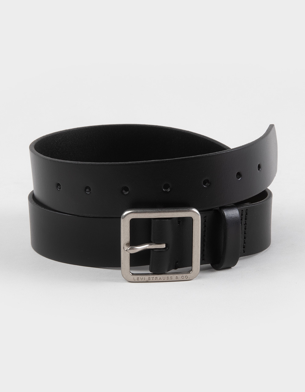 LEVI'S Womens Leather Belt - BLACK