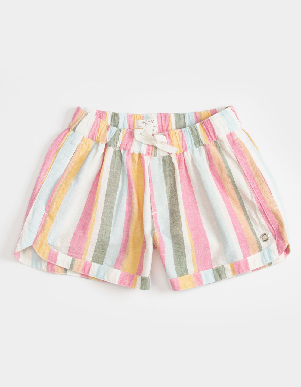 ROXY Una Mattina Girls Stripe Shorts - MULTI | Tillys