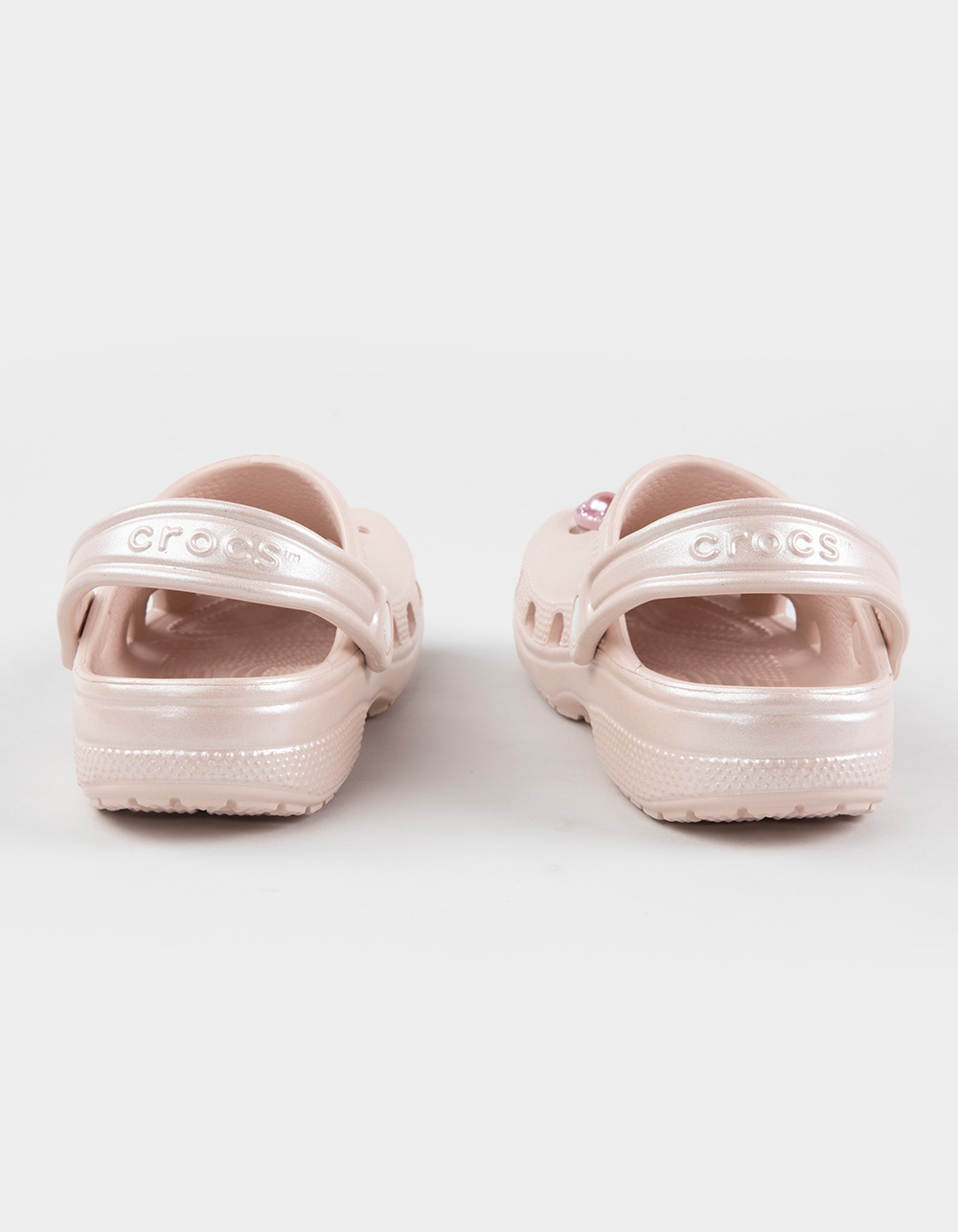 CROCS Classic Shimmer Gemstone Girls Clogs - ROSE QUARTZ