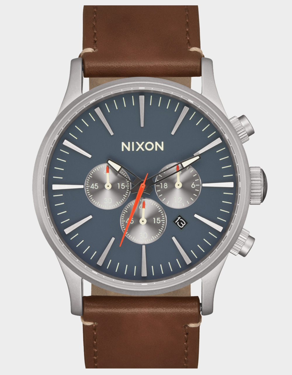 NIXON Sentry Chrono Leather Watch