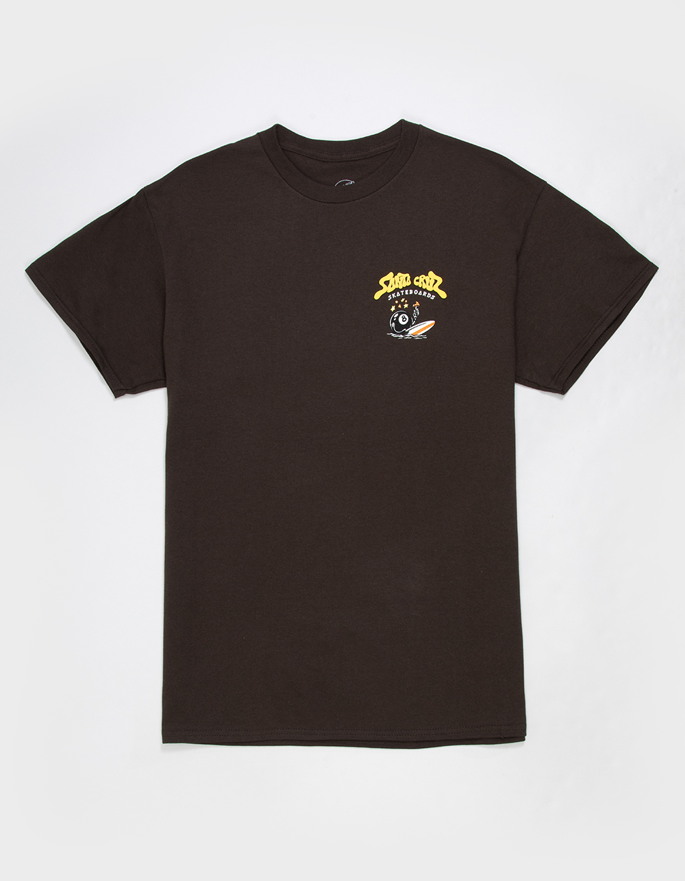 SANTA CRUZ Winkowski 8 Ball Mens Tee - BROWN