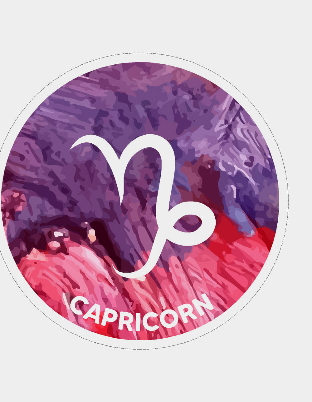 STICKER CABANA Capricorn Sticker - MULTI