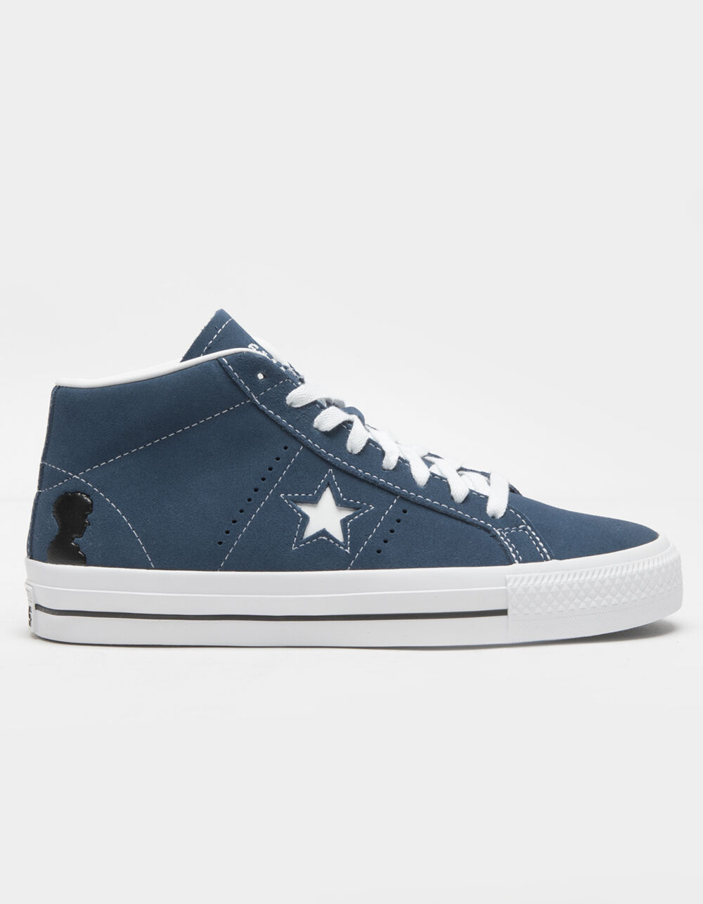 CONVERSE One Star Pro Mid Top Shoes - NAVY COMBO |