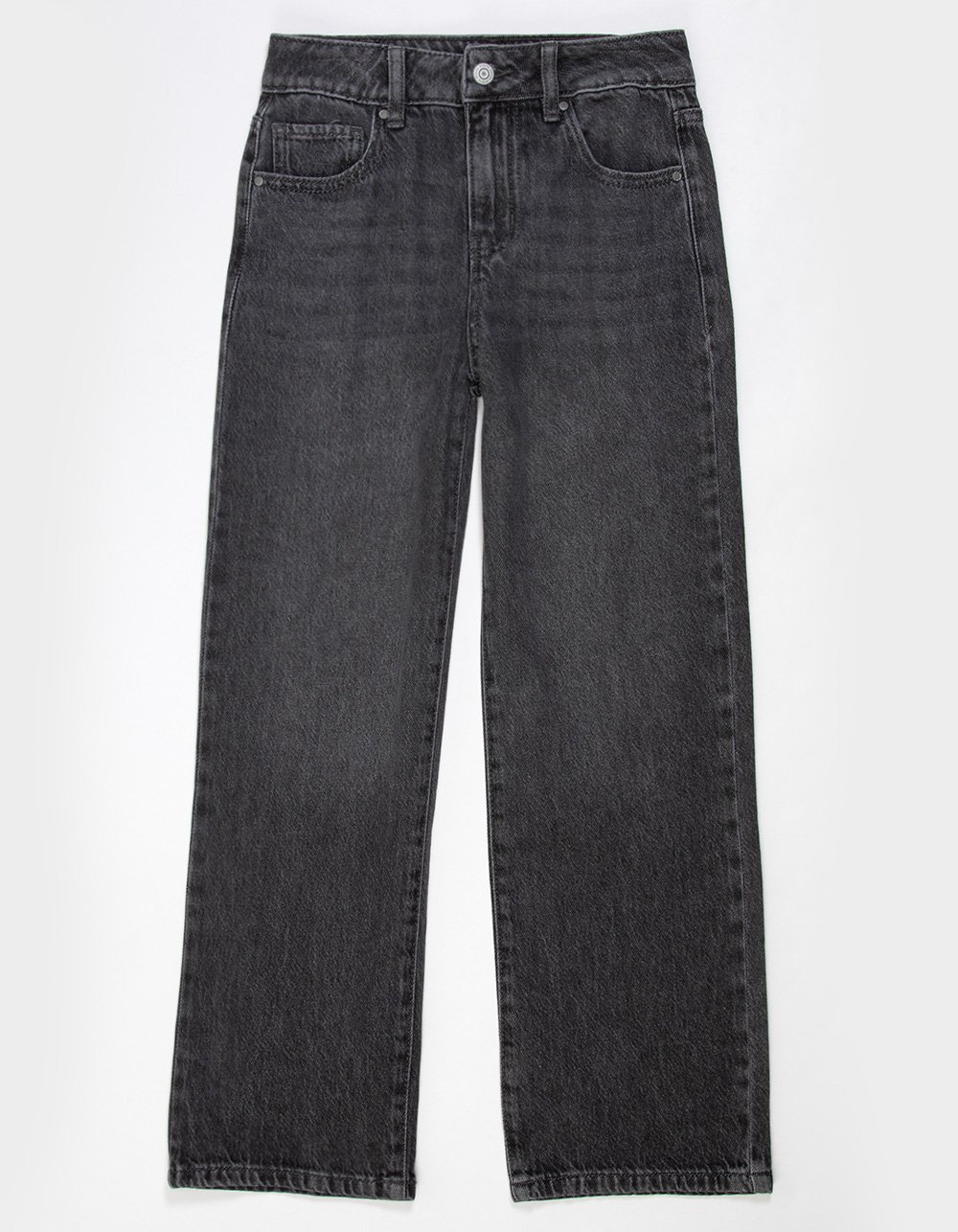 RSQ Girls High Rise Wide Leg Jeans - DARK GRAY