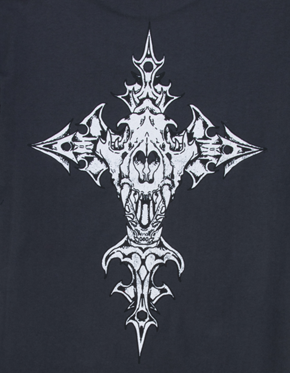 WELCOME SKATEBOARDS Iron Wolf Mens Boxy Tee - WASHED BLACK