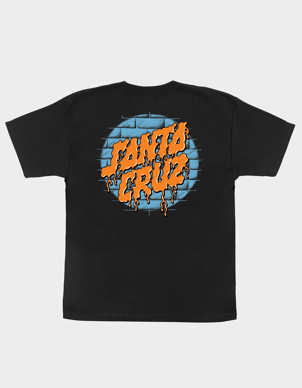 SANTA CRUZ Delfino Spotlight Dot Boys Tee - BLACK