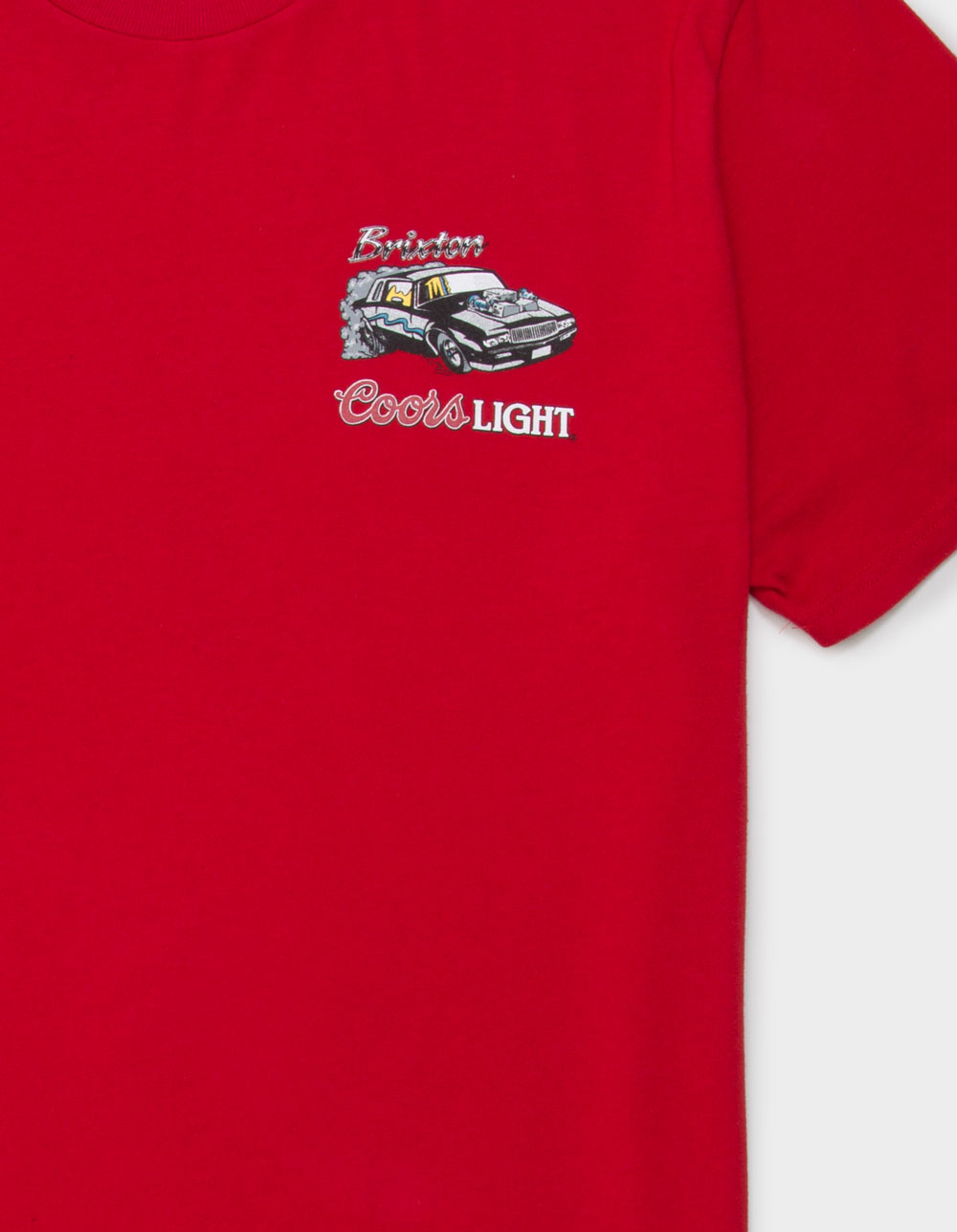 BRIXTON x Coors Light Raceway Mens Tee - RED