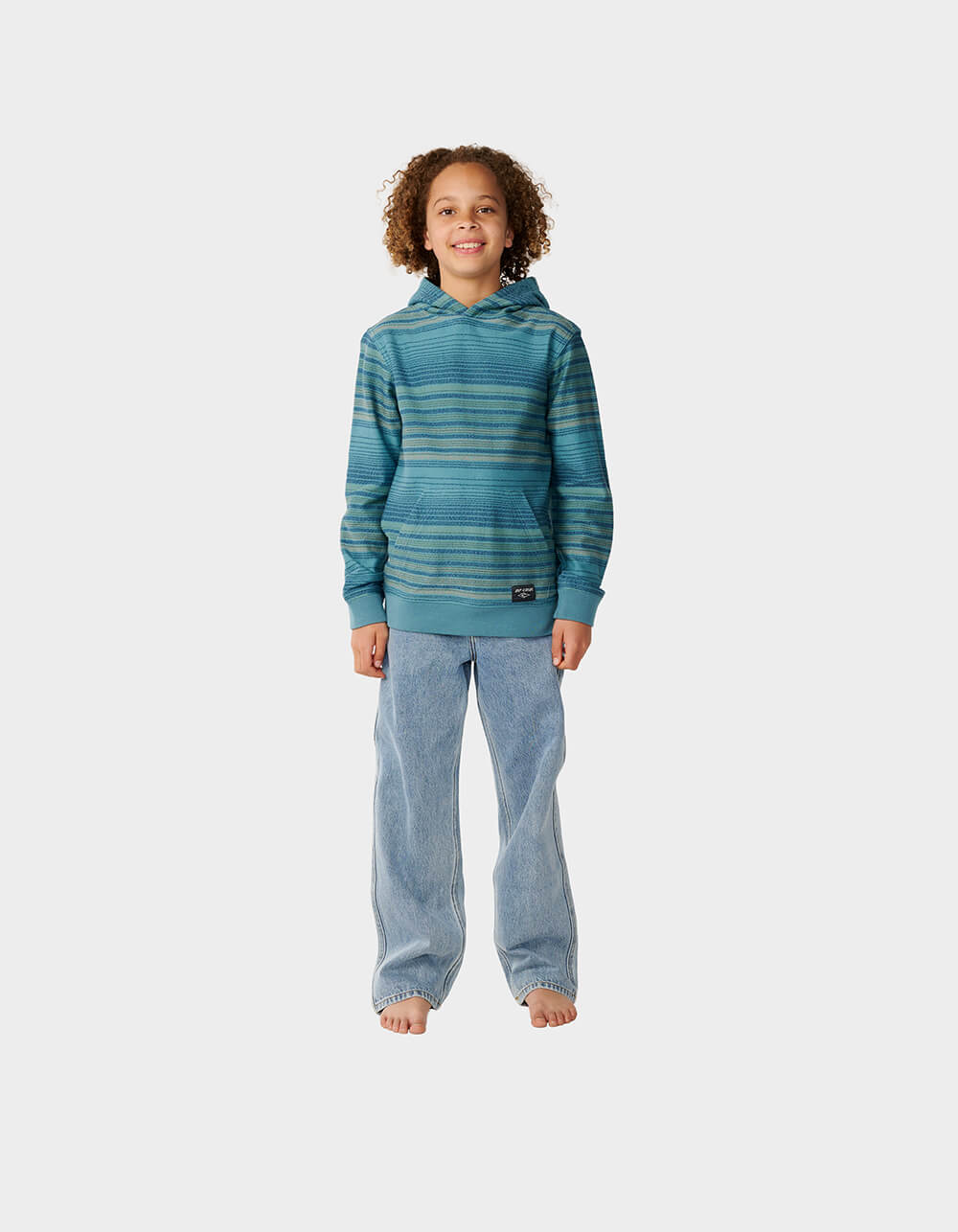 RIP CURL Classic Surf Baja Boys Hoodie - JADE