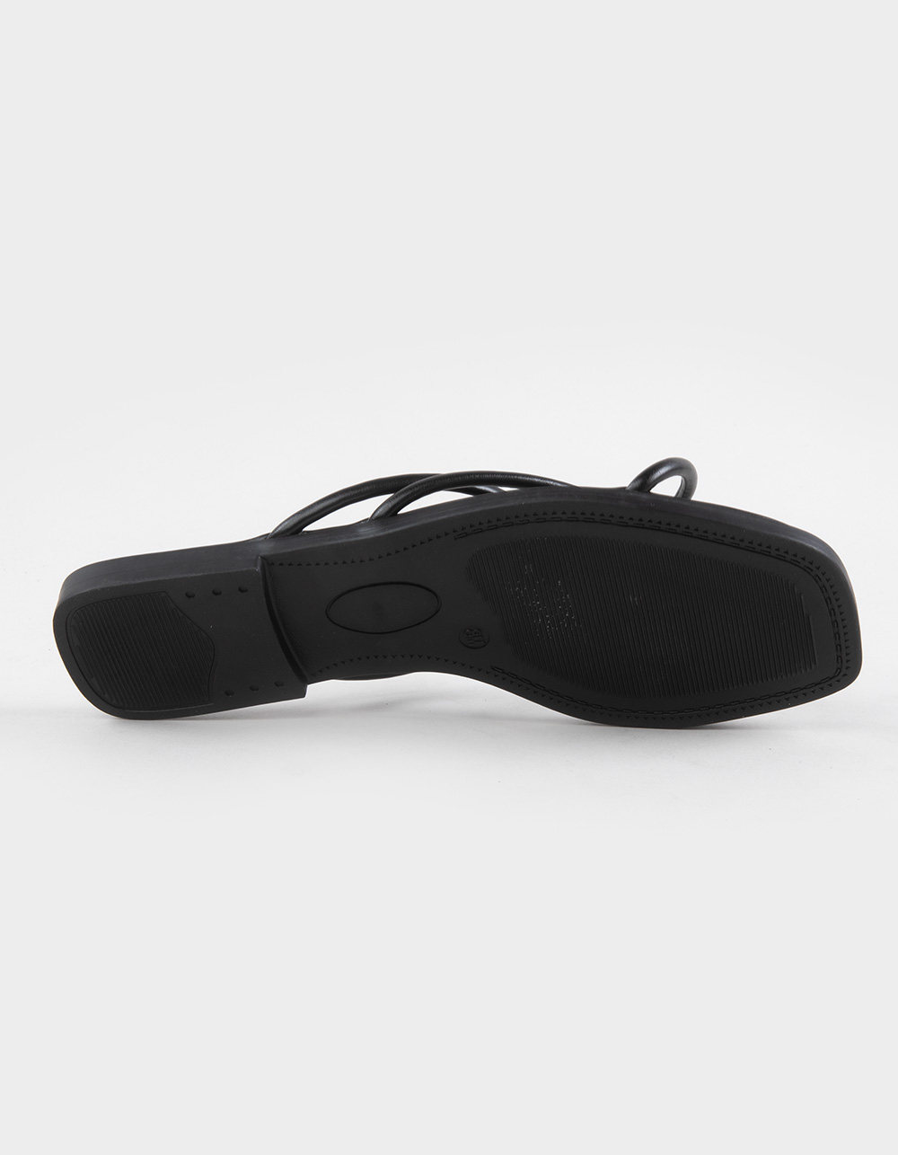 BAMBOO Hint Womens Toe Sandals - BLACK