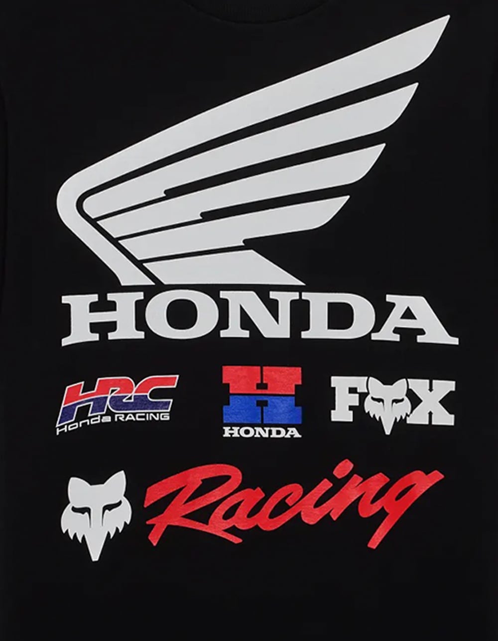 FOX x Honda 195 Mens Tee - BLACK
