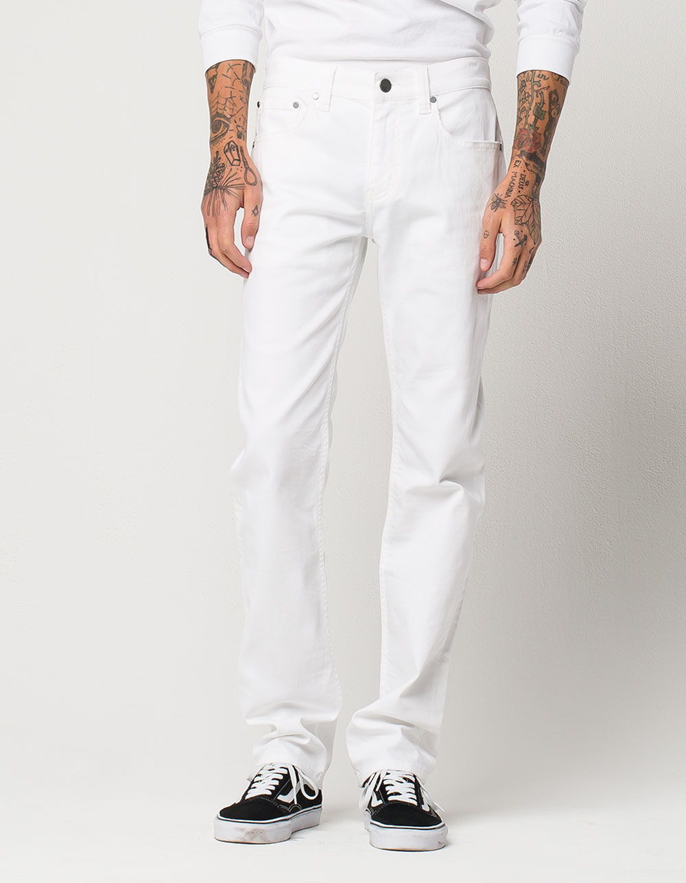 RSQ New York Mens Slim Straight Stretch Jeans - WHITE | Tillys