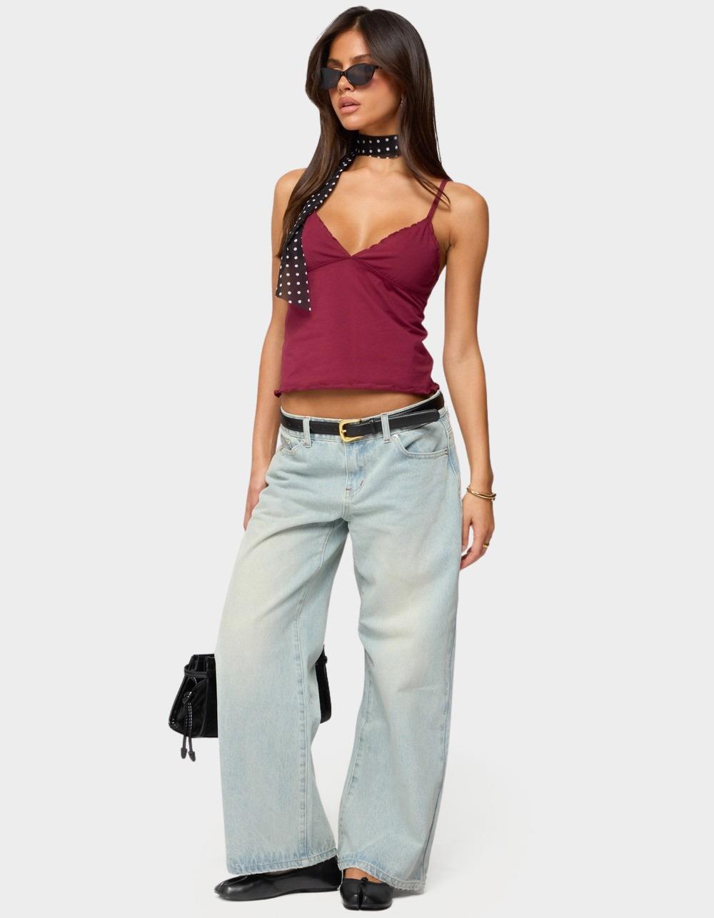 EDIKTED Petite Ace Relaxed Jeans