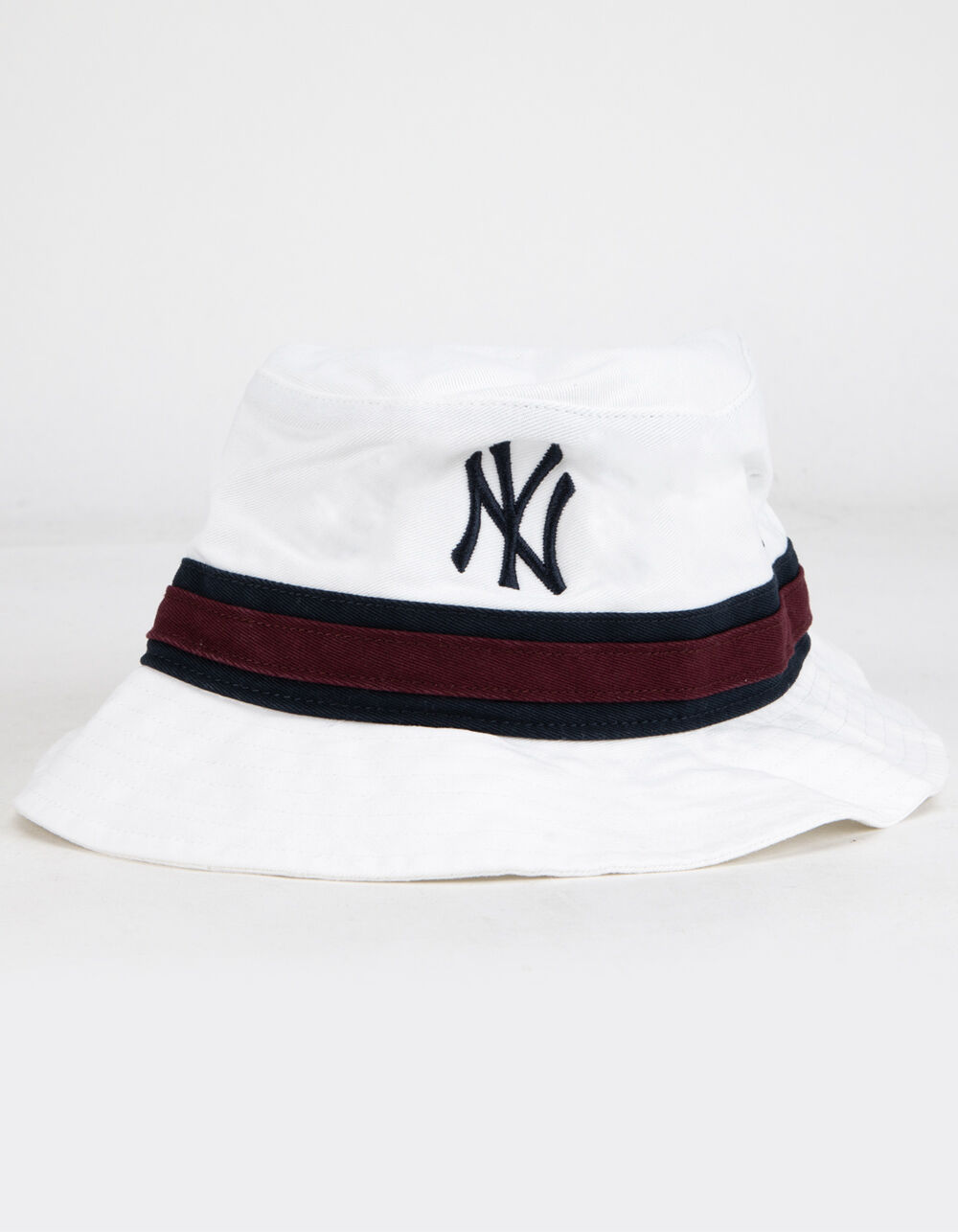 White yankees bucket hat Clearance