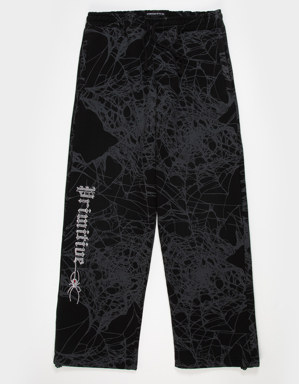 PRIMITIVE Silk Mens Rhinestone Sweatpants - BLACK