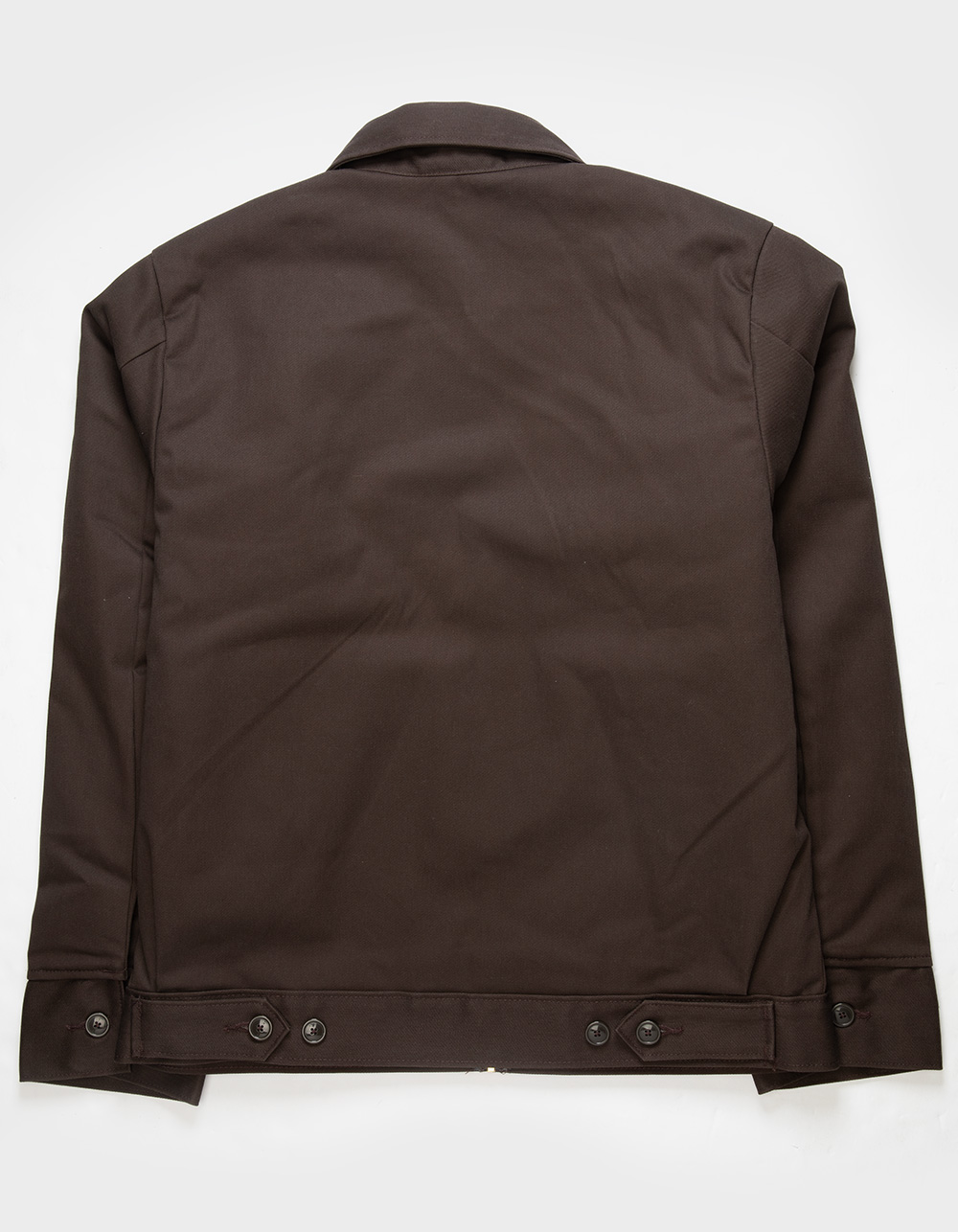 DICKIES Lined Eisenhower Mens Jacket - DARK BROWN