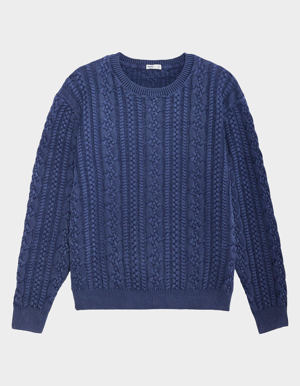 KATIN Fisherman Mens Sweater - NAVY