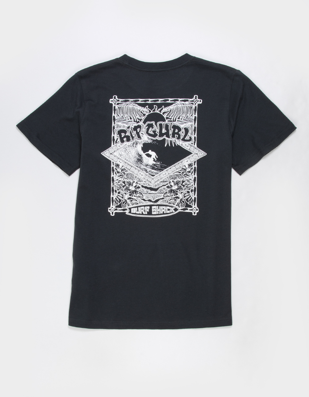 RIP CURL Surf Shack Boys Tee - WASHED BLACK