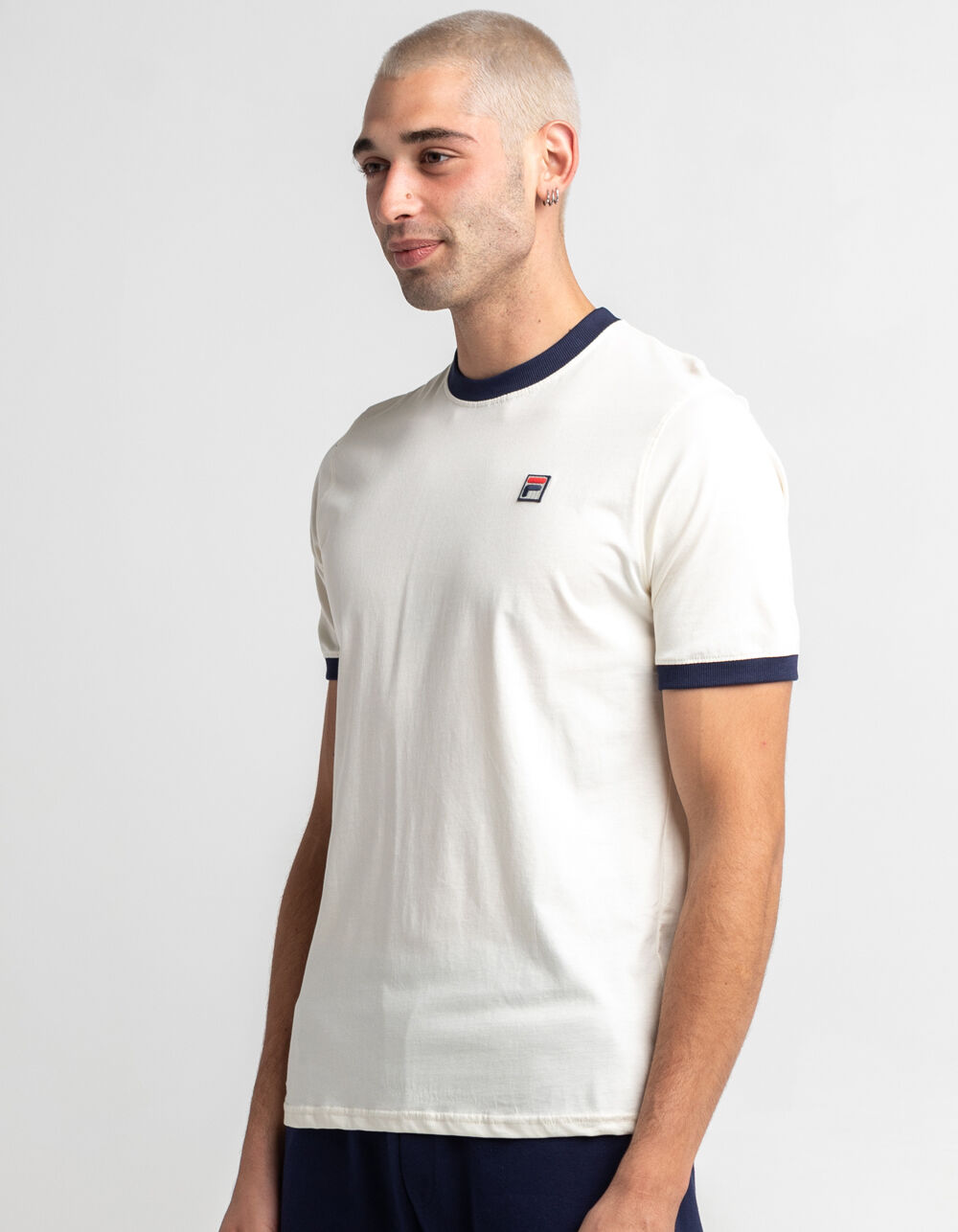 FILA Marconi Mens Ringer T-Shirt - OFF WHITE | Tillys