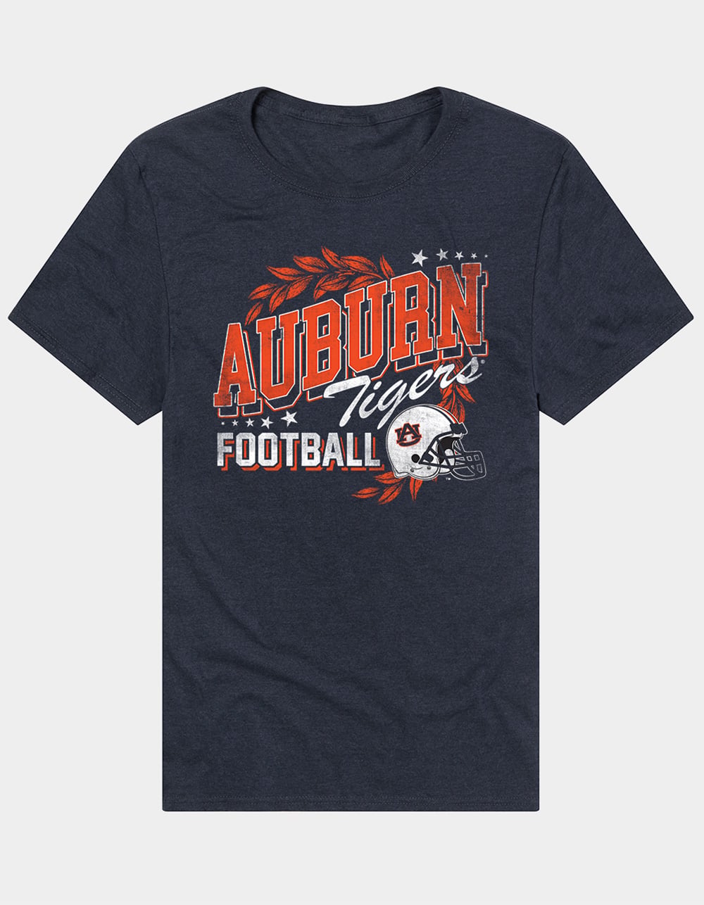 AUBURN UNIVERSITY Spirit Collection Football Helmet Laurels Mens Tee - NAVY