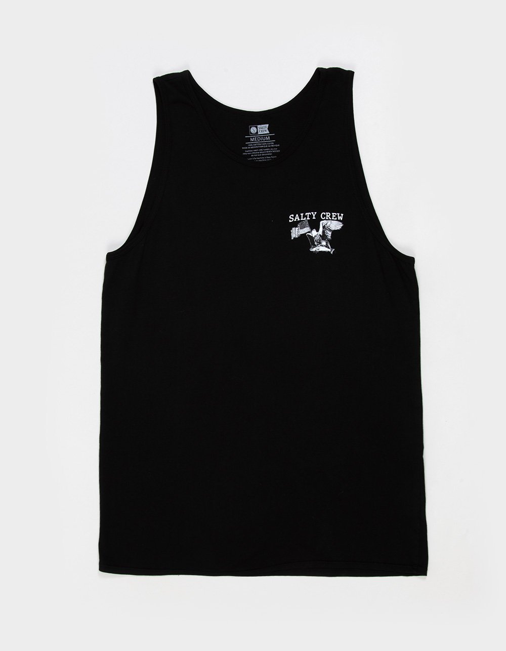 SALTY CREW America Eagle Mens Tank Top - BLACK