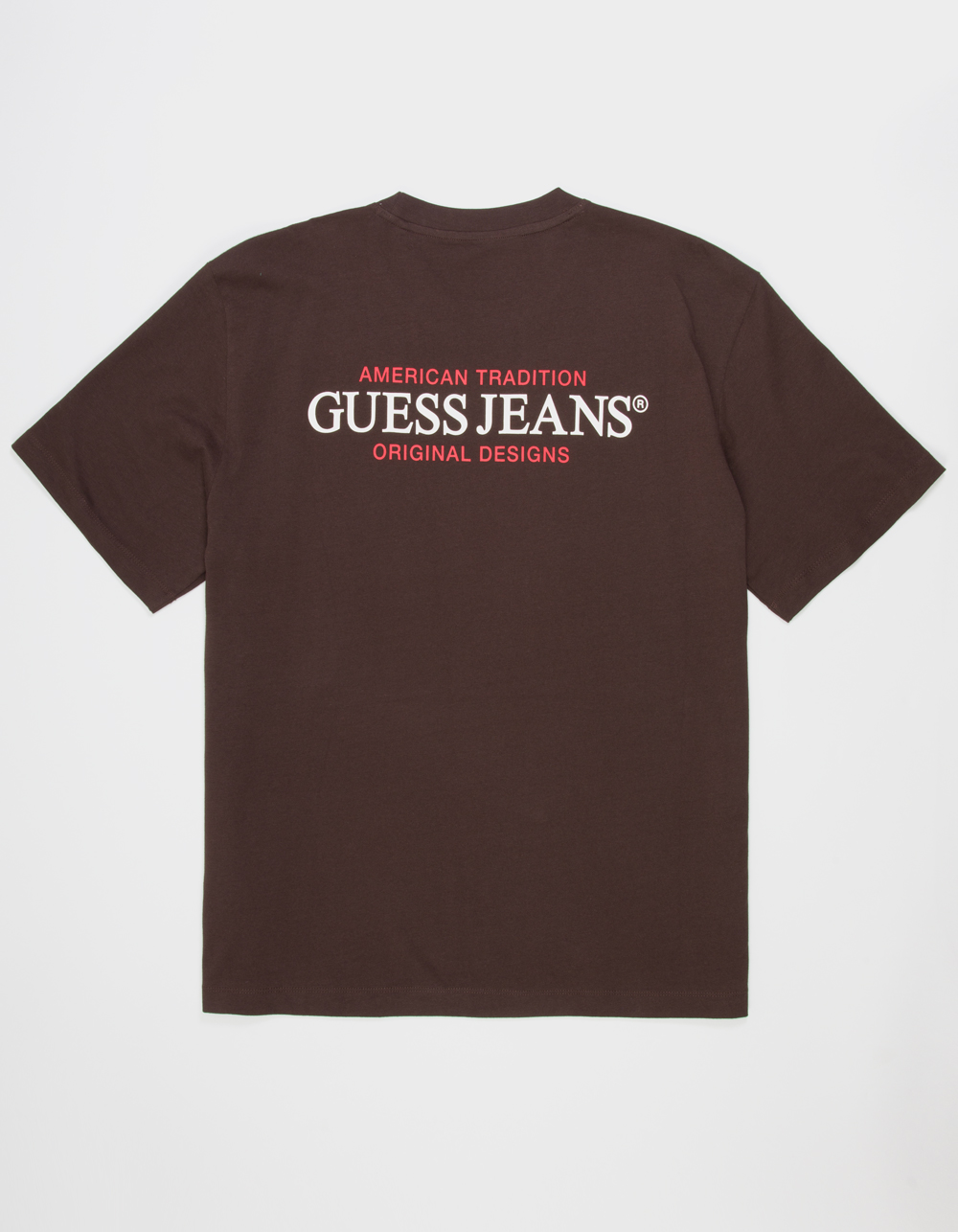GUESS JEANS American Tradition Mens Tee - BROWN