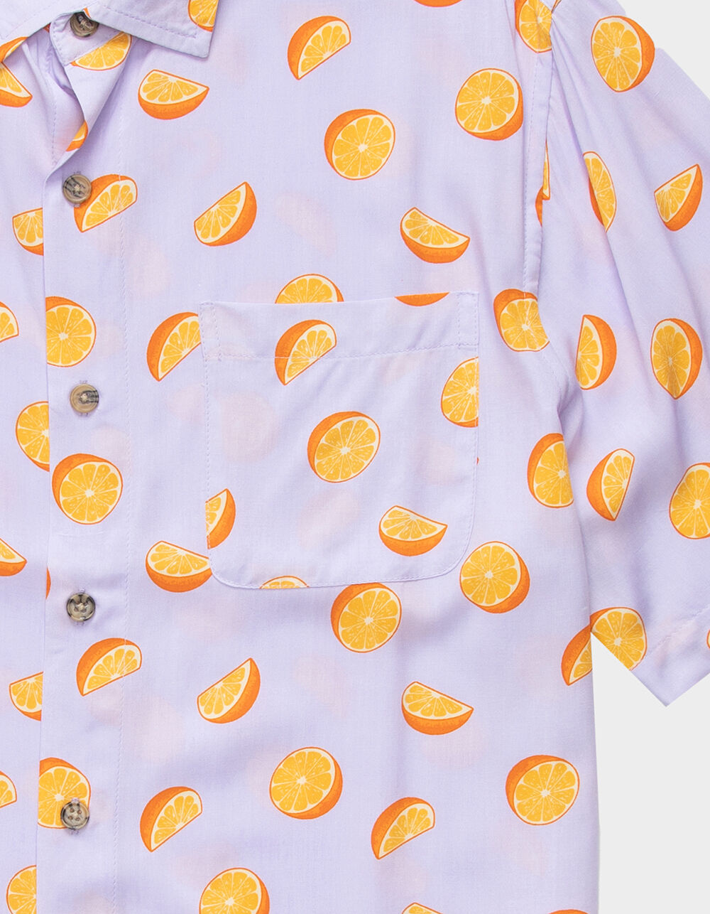 men's shirt with oranges
