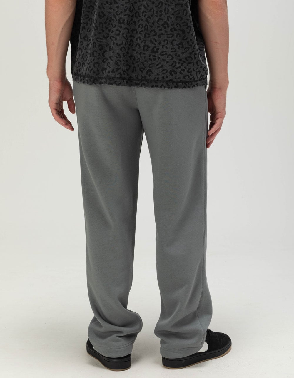 NIKE Sportswear Club Fleece Mens Bungee Pants - HEATHER GRAY
