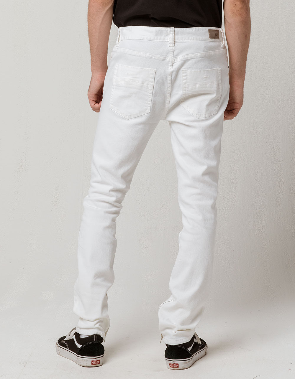 RSQ Seattle Skinny Tapered Mens Ripped Jeans - WHITE DESTRUCTION | Tillys