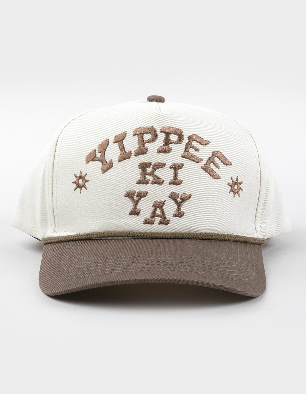 SENDERO PROVISIONS CO. Yippee Ki Yay Snapback Hat - BROWN COMBO