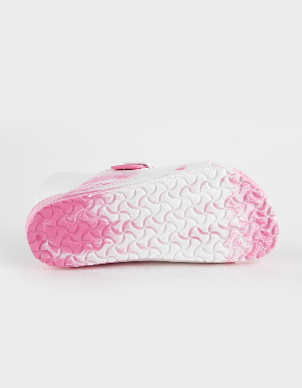 BIRKENSTOCK Arizona EVA Girls Sandals - WHITE/HT PINK