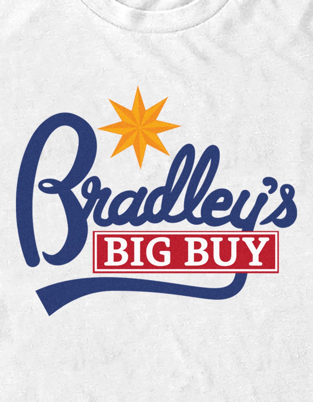 STRANGER THINGS Bradley's Big Buy Unisex Tee - WHITE