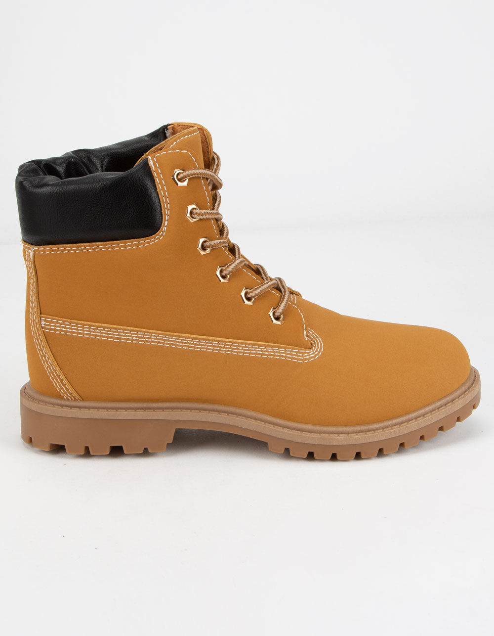 BAMBOO Lace Up Womens Work Boot - TAN | Tillys