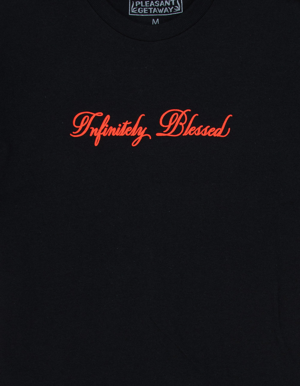 PLEASANT GETAWAY Infinitely Blessed Mens Tee - BLACK