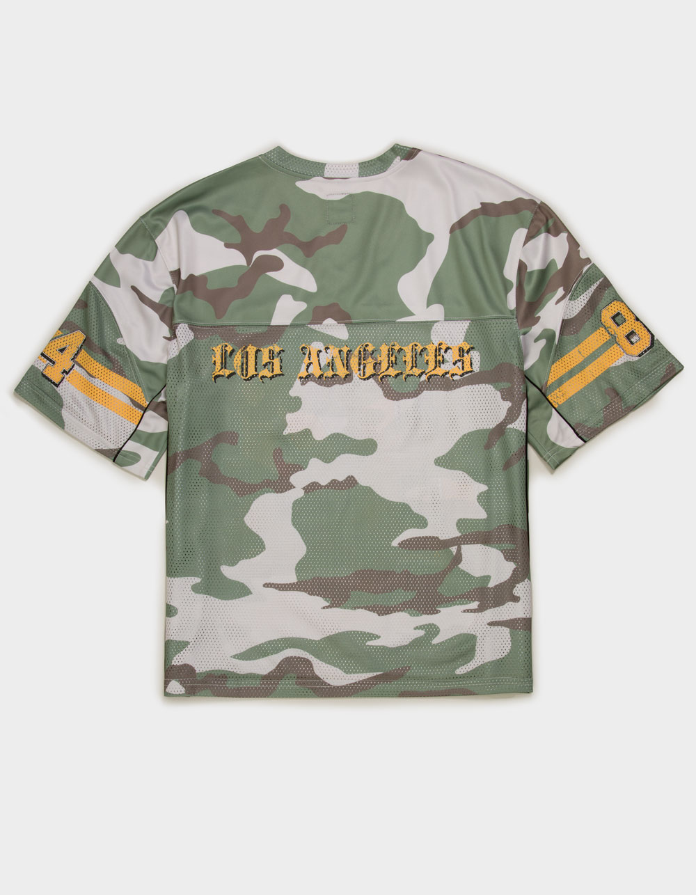 RSQ Mens Mesh Football Jersey - CAMO GREEN
