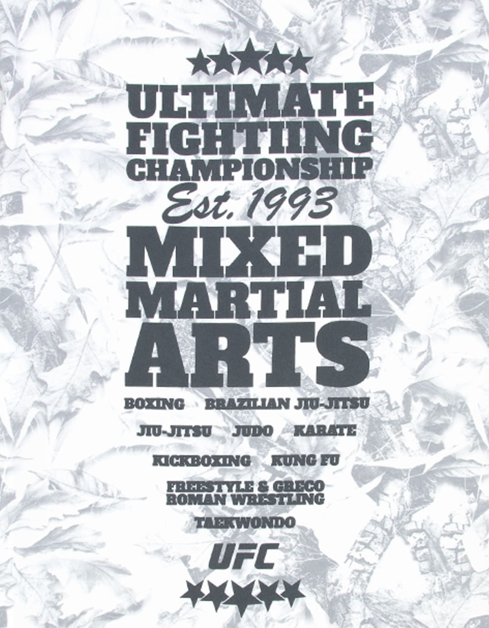 UFC MMA Mens Boxy Tee - CAMO