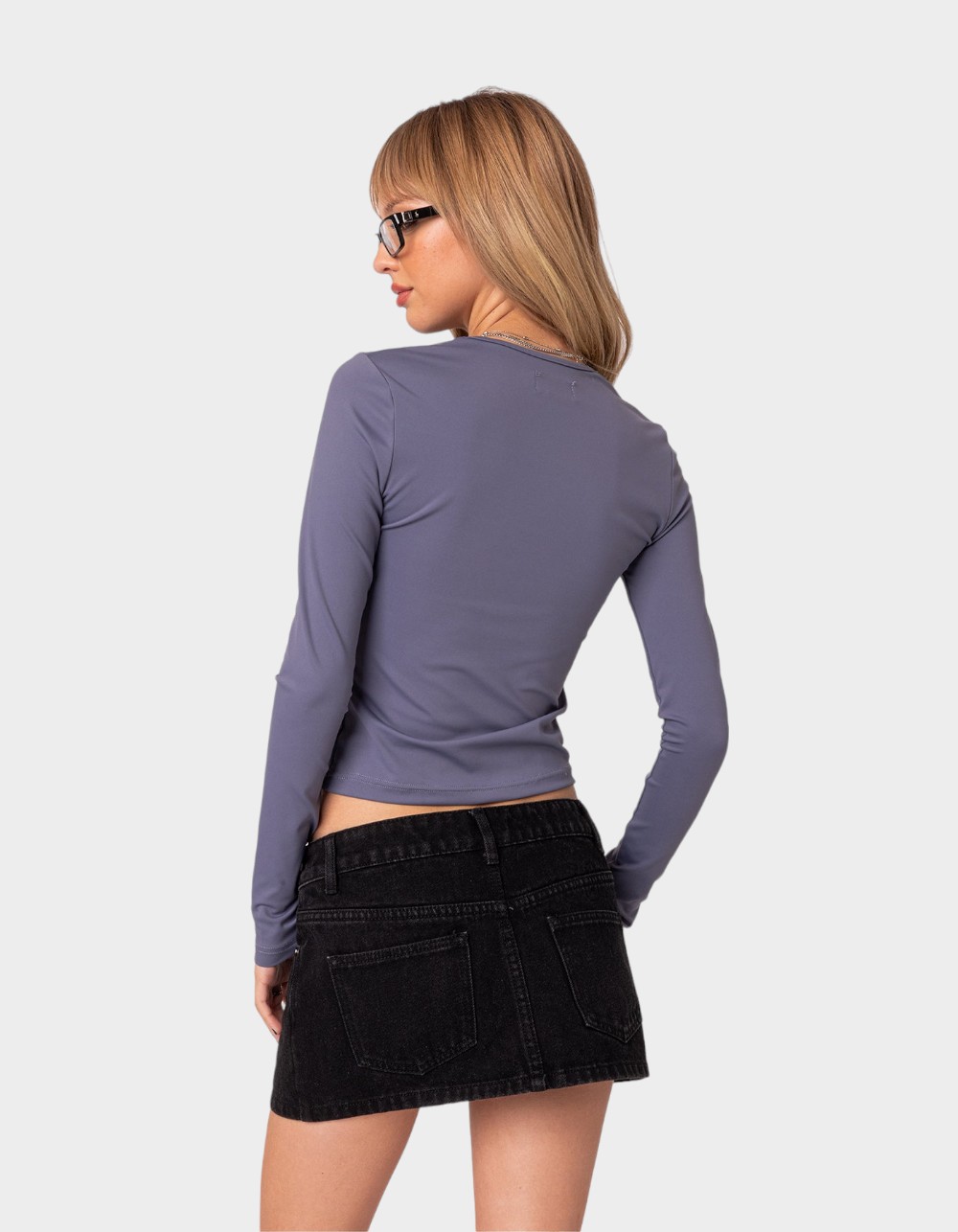 EDIKTED Tay Long Sleeve Top