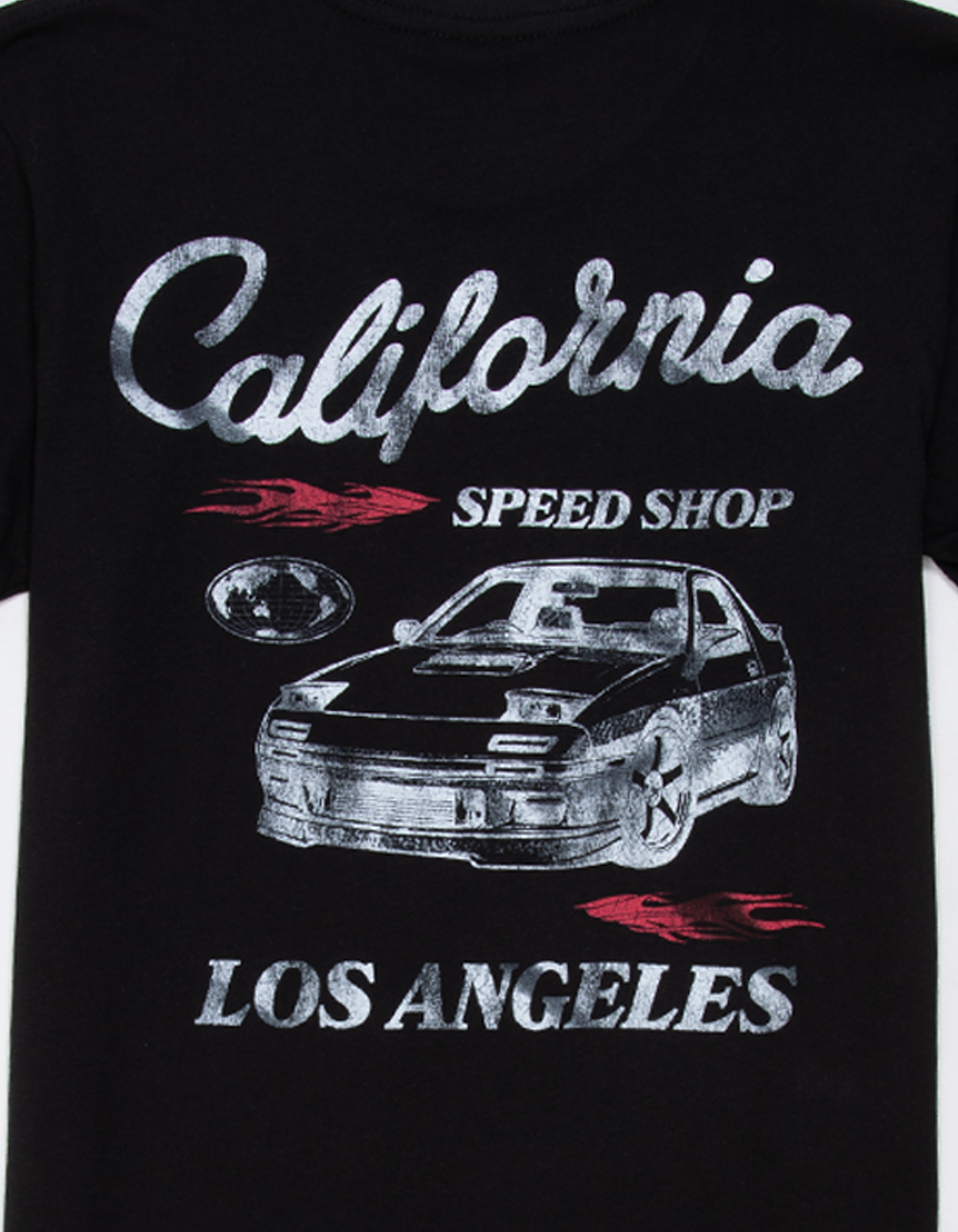 RSQ Boys Cali Speed Shop Tee - BLACK