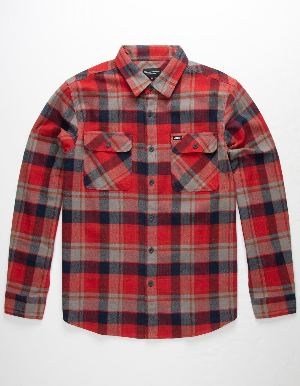 BRIXTON x Chevy Bowery Mens Flannel Shirt RED Tillys