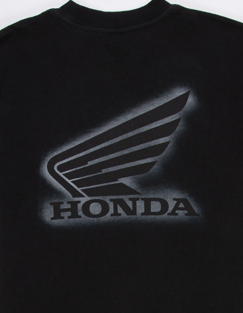HONDA Spray Logo Boys Tee - WASHED BLACK