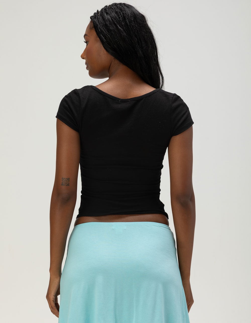 BOZZOLO Womens Square Neck Tee