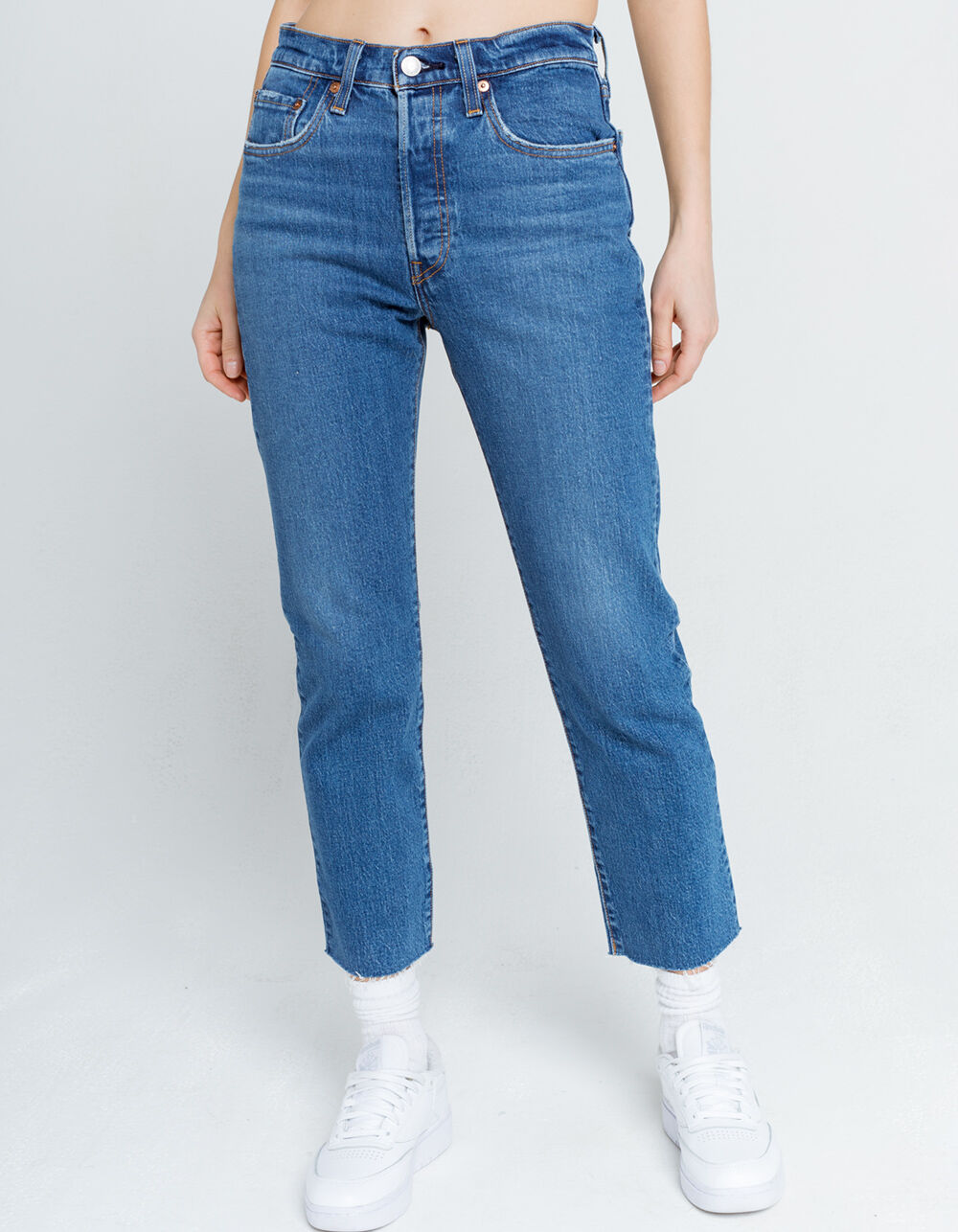 LEVI'S 501 Womens Crop Jeans - MEDIUM BLAST | Tillys