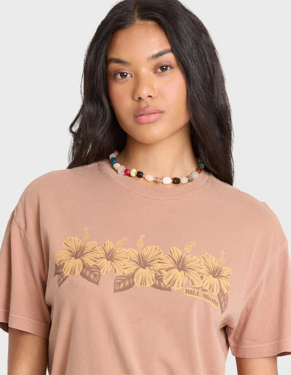 BILLABONG Hello Sundown Womens Tee - LIGHT TAN