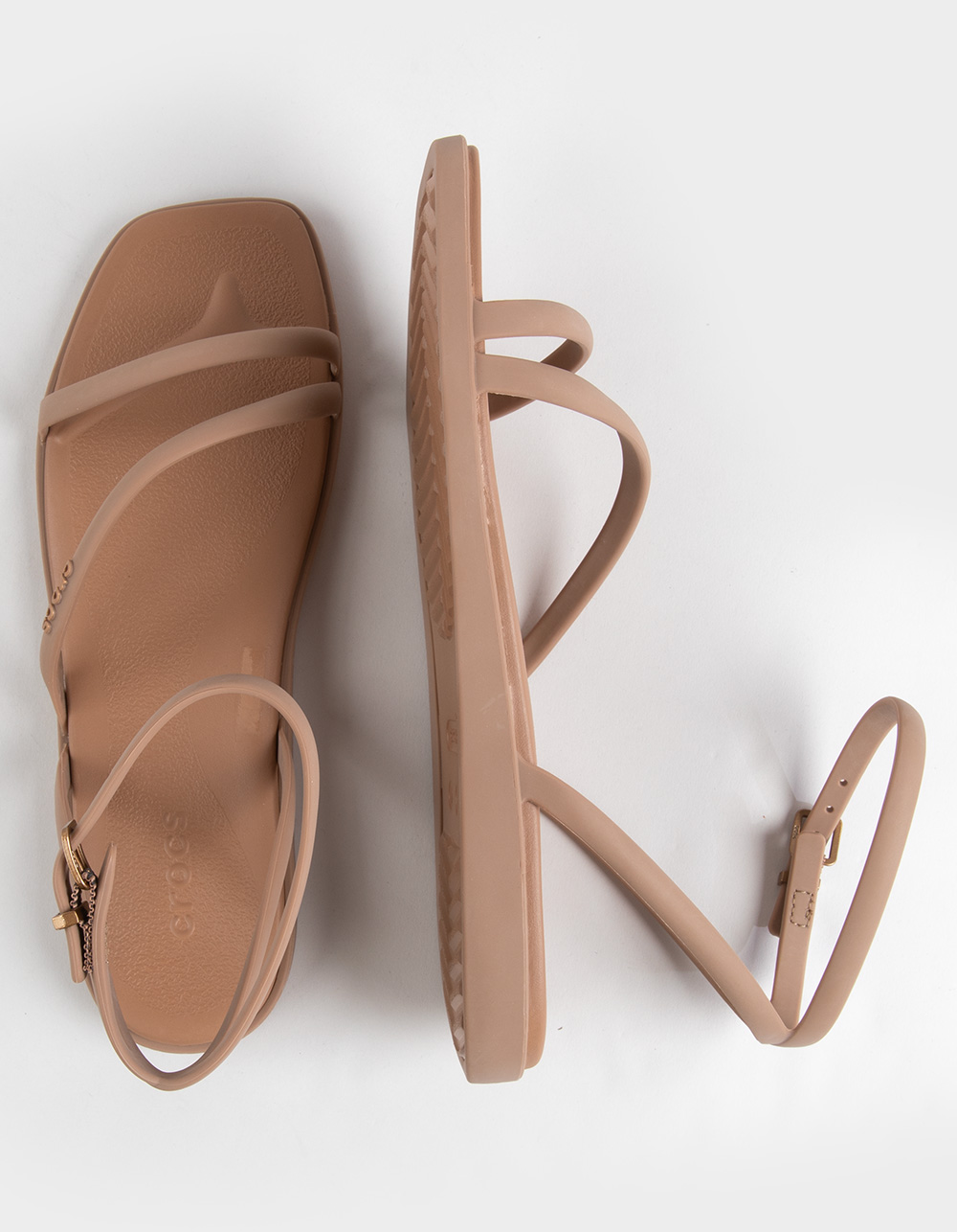 CROCS Miami Ankle Strap Womens Sandals - CHOCOLATE