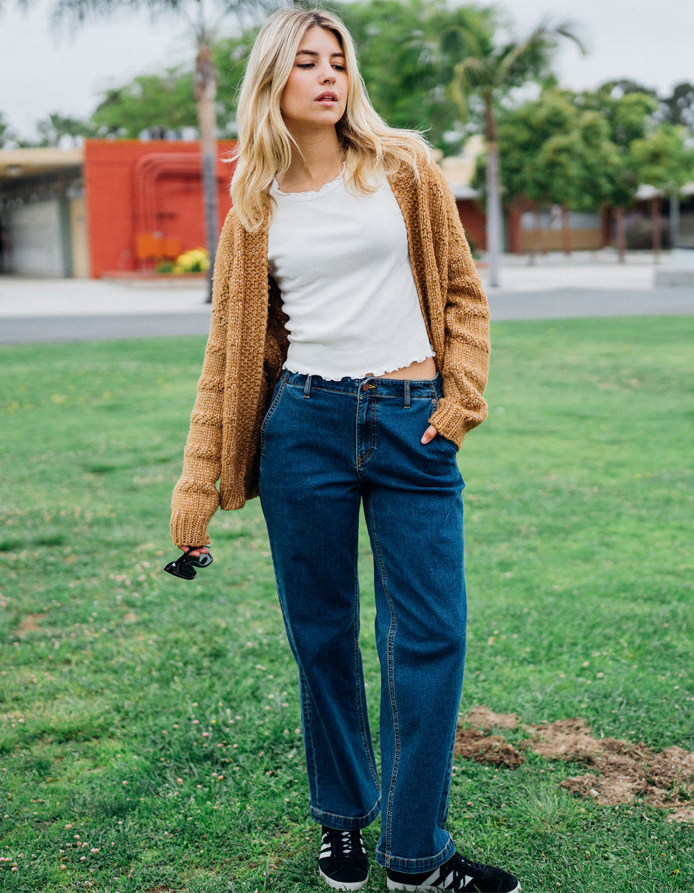 VOLCOM Deserts Edge Womens Cardigan - CAMEL